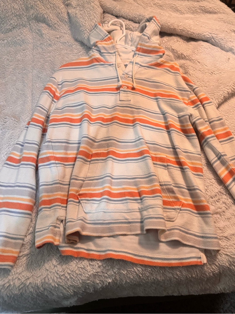 American Eagle Outfitters Cream Button-Up Jacket